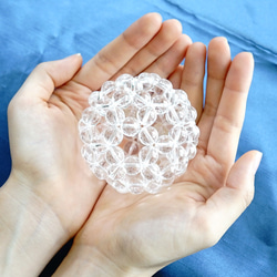 神聖幾何学 フラーレン 水晶 高品質 AAA １０ミリ水晶 【最強のパワーが宿る】バッキーボール 6枚目の画像