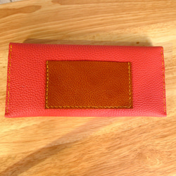 サマーセール/薄い長財布　ピンク　A 3枚目の画像