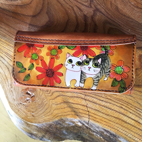 ももちゃん様オーダーの長財布 B 長財布 muku2 通販｜Creema(クリーマ 