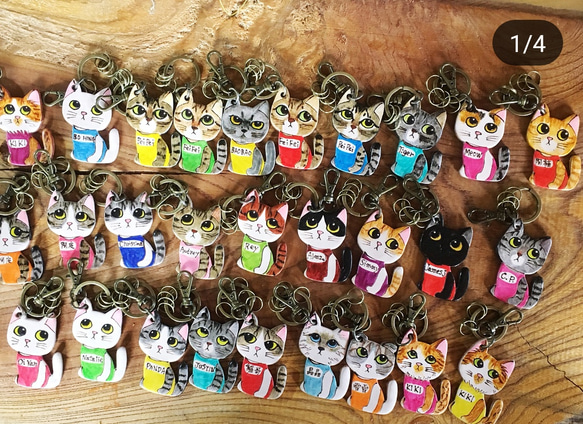 再再再再再再再…販　オーダーを受けます。猫のキーホルダー 6枚目の画像