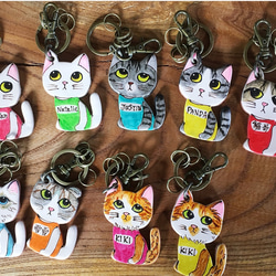 再再再再再再再…販　オーダーを受けます。猫のキーホルダー 7枚目の画像