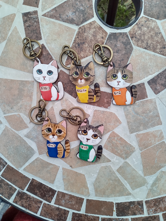 再再再再再再再…販　オーダーを受けます。猫のキーホルダー 10枚目の画像