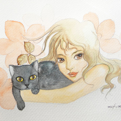 黒猫と彼女 1枚目の画像