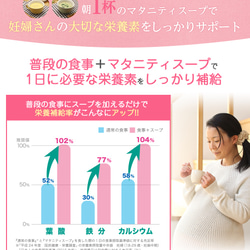 妊娠中のママとおなかの赤ちゃんへの贈りもの　マタニティスープギフト２１食セット（４種類スープ） 送料無料 3枚目の画像