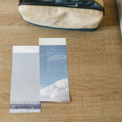 [無色綻放] 天空 雲 海書籤便條紙 40入 手帳素材 手帳裝飾 便簽 備忘錄 計畫便條紙 第1張的照片