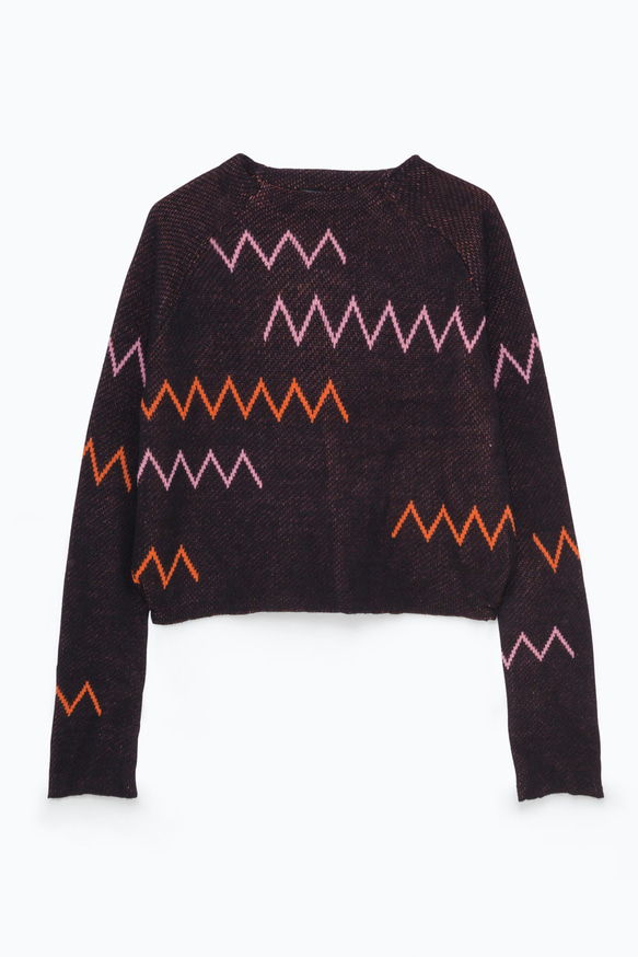 ZIZTAR Exotic Crossing Line Sweater 5枚目の画像