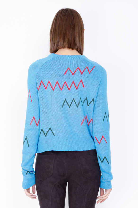 ZIZTAR Exotic Crossing Line Sweater 4枚目の画像