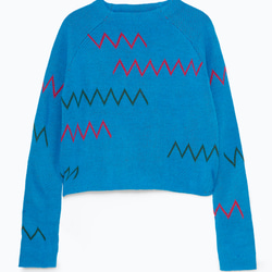 ZIZTAR Exotic Crossing Line Sweater 5枚目の画像