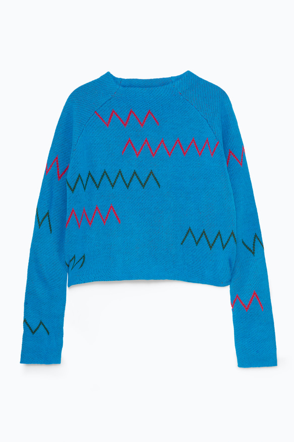 ZIZTAR Exotic Crossing Line Sweater 5枚目の画像