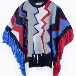 ZIZTAR Ethnic Zigzag Fringe Sweater 5枚目の画像