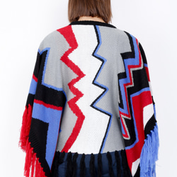 ZIZTAR Ethnic Zigzag Fringe Sweater 6枚目の画像