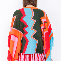 ZIZTAR Ethnic Zigzag Fringe Sweater 4枚目の画像