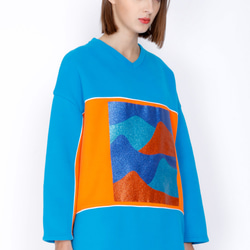 ZIZTAR Drunk Into a Dune Painting Tunic Top 3枚目の画像