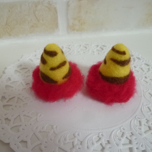 羊毛フェルト 鬼の角♪ その他ファッション雑貨 ＊あしあと＊ 通販