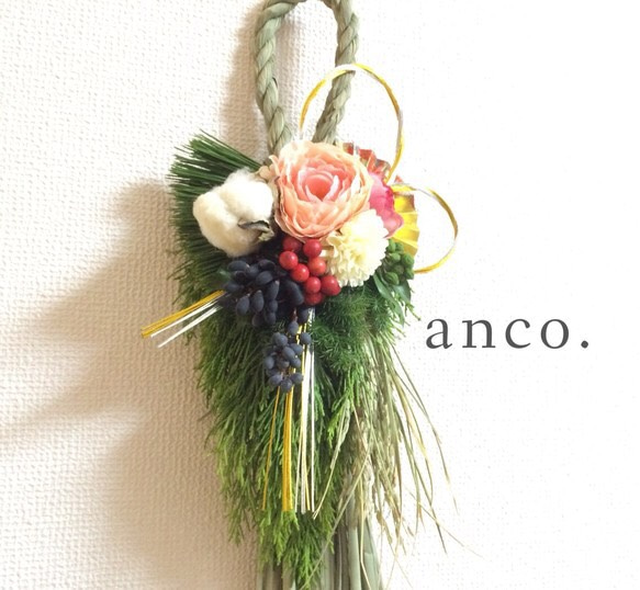 new year wreath ② K様ご予約商品 3枚目の画像