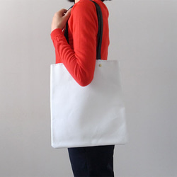 持ち手が外せて洗える！ Flat Tote（S） - カレン クオイル - 1枚目の画像