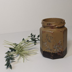 びんの鉢‐瓶をリメイクした植木鉢‐ 4枚目の画像