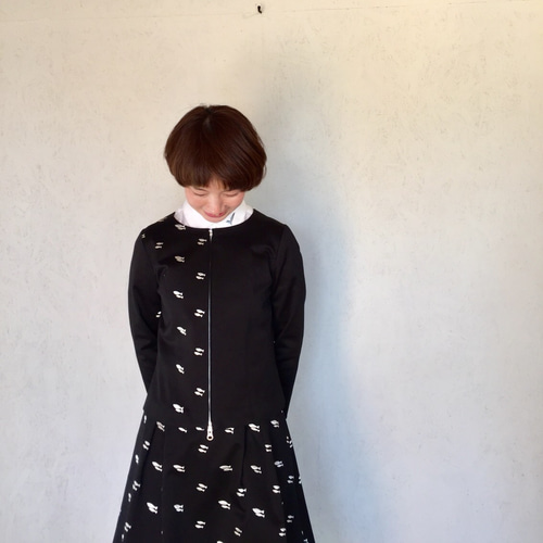 ジギーズショップ JIGGYS SHOP カットジョーゼット ノーカラー