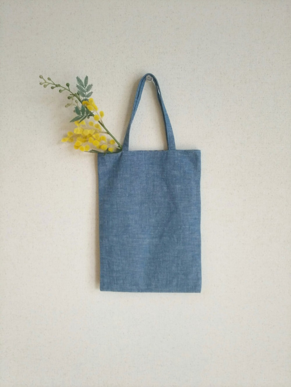 chambray  mini  bag  (blue) 1枚目の画像