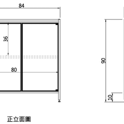 Creesor - Shido 40 工業風組合櫃 玄關櫃 第3張的照片