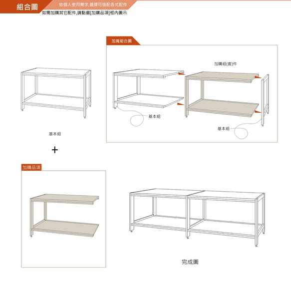 Creesor - Shido 40 工業風組合櫃 電視櫃 第6張的照片