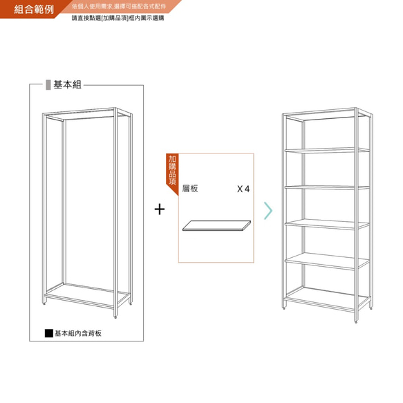 Creesor - Shido 40 工業風組合櫃 書櫃 第5張的照片