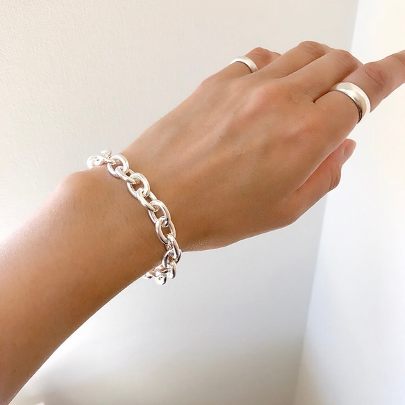 Silver chain bracelet（SV925） 6枚目の画像