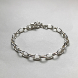 Silver chain bracelet /Oval（SV925） 1枚目の画像