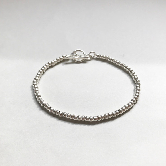 White silver bracelet（SV925） 2枚目の画像