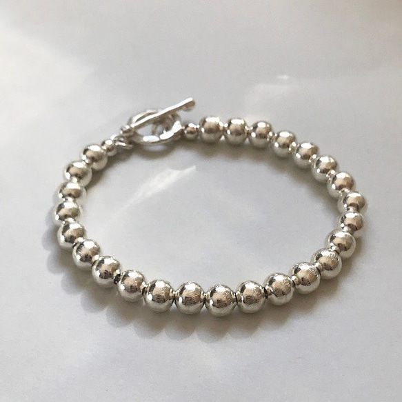 White silver braceletⅡ（Karen Silver×SV925） 1枚目の画像