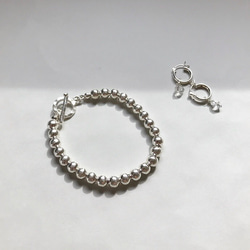 White silver braceletⅡ（Karen Silver×SV925） 4枚目の画像