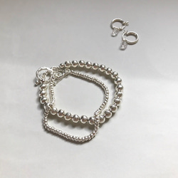 White silver braceletⅡ（Karen Silver×SV925） 6枚目の画像