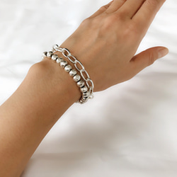 White silver bracelet（Karen Silver×SV925） 6枚目の画像