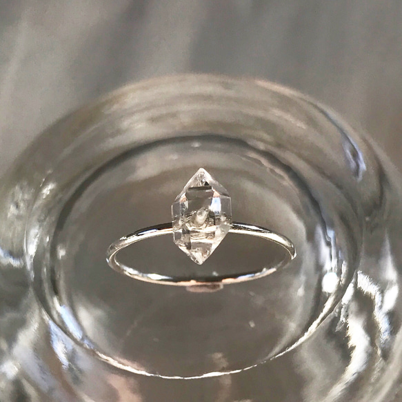 NYハーキマーダイヤモンド リング M size（SV925） 1枚目の画像