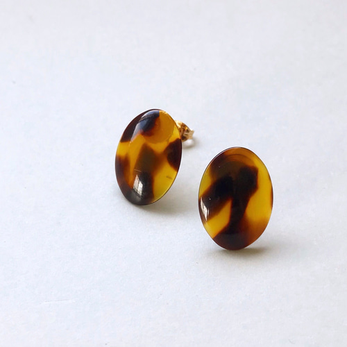 ヴィンテージ　べっ甲　K18 金 ポスト ピアス チェーンウェーブK18ポストピアス | 【公式】MUK ONLINE SHOP