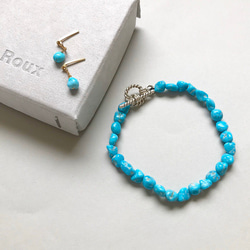 Sleeping beauty Turquoise bracelet(SV925） 5枚目の画像