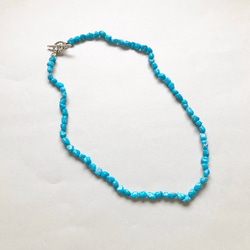 Sleeping beauty Turquoise necklace(SV925） 1枚目の画像