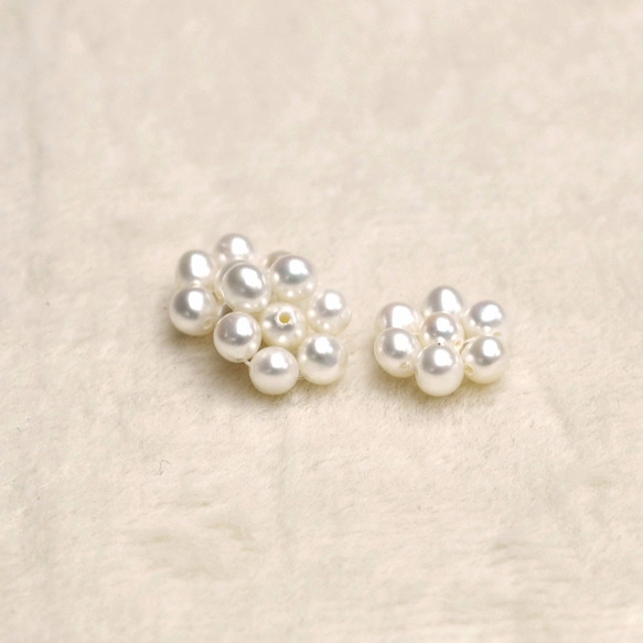 11mm天然石淡水珍珠 織花 (半孔) 第2張的照片