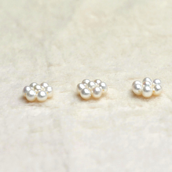 11mm天然石淡水珍珠 織花 (半孔) 第3張的照片