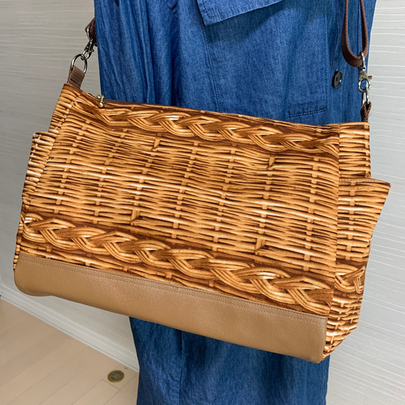 ヌビ サイドポケット付き ショルダバッグ ハンドメイド DIY 】サイドポケット付きのショルダーバッグ作ってみました I