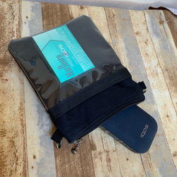 iQOS glo タバコ ふわふわ ケース 帆布黒 大人の移動ポケット