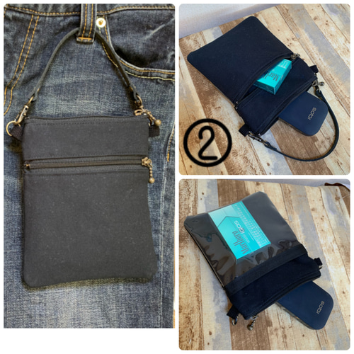 ポーター タンカー モバイルポーチ iQOS タバコ等 ミニポーチ グレー