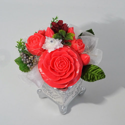 「再販」石鹸彫刻　香る花のアレンジメント 4枚目の画像