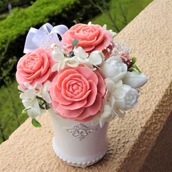 kao〇〇n様専用　石鹸彫刻　香る花のアレンジメント 2枚目の画像