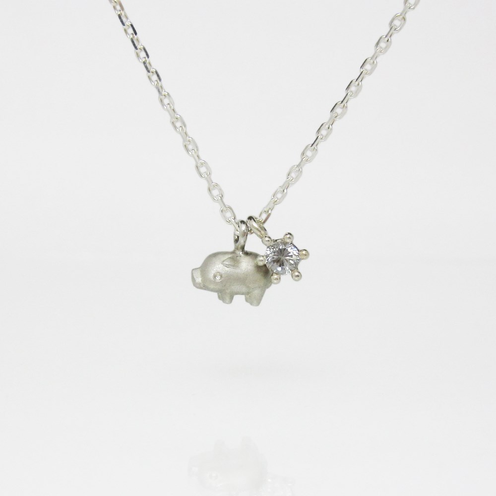 とっても小さな子ブタのSV925シルバーペンダント<Fhilippe.Jr【フィリップ.Jr】> 6,600円