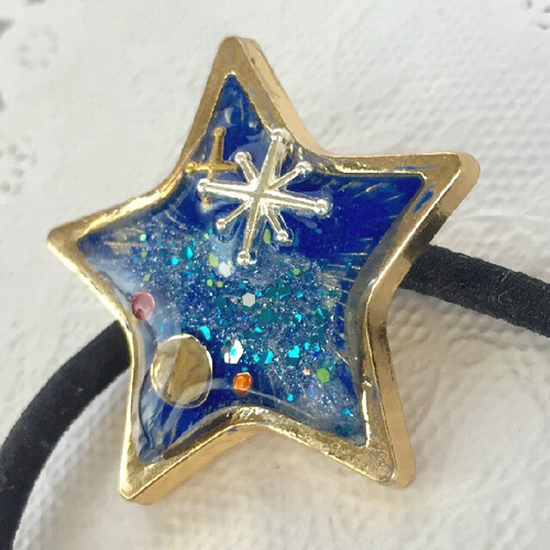 新作☆レジンヘアゴム　星座⭐︎魚座 新作☆レジンヘアゴム 星座⭐︎魚座 ✳︎再再販✳︎レジン ヘアゴム