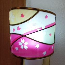 フットライト『桜』LEDスイッチ式ライト 足元ランプ 1枚目の画像