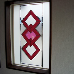 灯り採りの窓/幾何学模様の目隠し 2枚目の画像