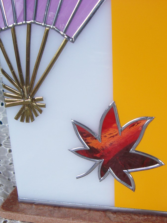 和の灯り-和傘と扇子 5枚目の画像