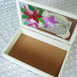 ローズピンクの花小箱【受注生産】 5枚目の画像